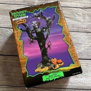 Lemax Spider Tree Halloween decoration. Retired.